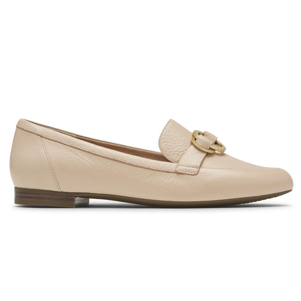 Rockport Loafers For Womens Beige - Total Motion Tavia Ring - GX8061294